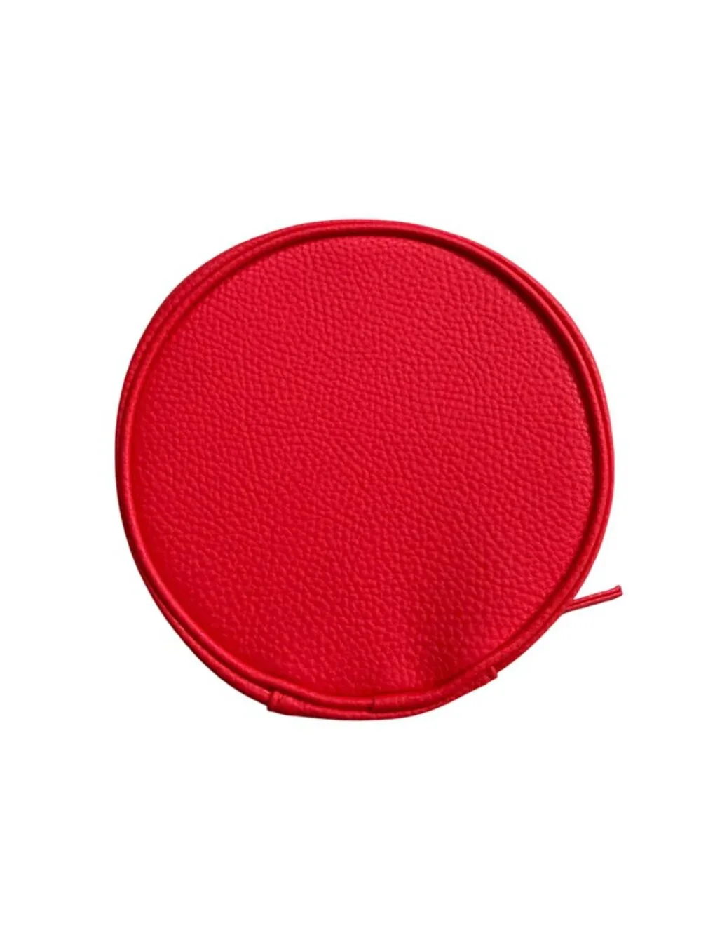 SHISEIDO Ginza Red Round Travel Cosmetic Bag NEW NWOT